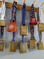 Collection of cowbells from Olympic and other events