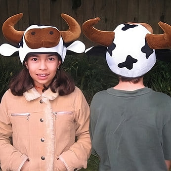 Goofy Cow Hats