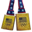 Bessie's Fav: U.S. Flag and 5 - Rings • Official Licensed Product of the U.S. Olympic Team - Cowbells.com