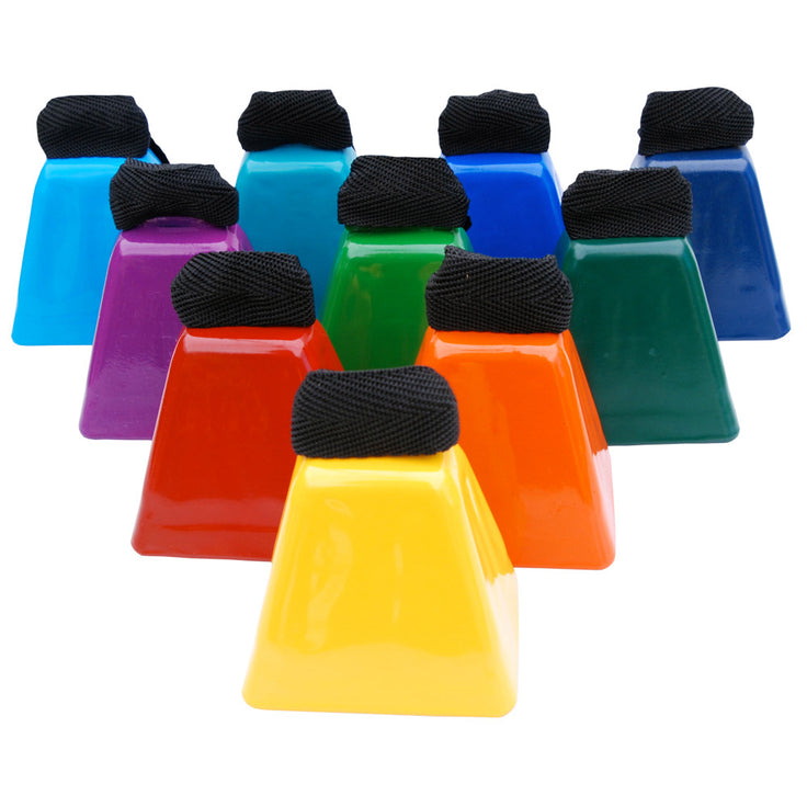 Multi-Color Premium Cowbells - LOUD Mae Bells