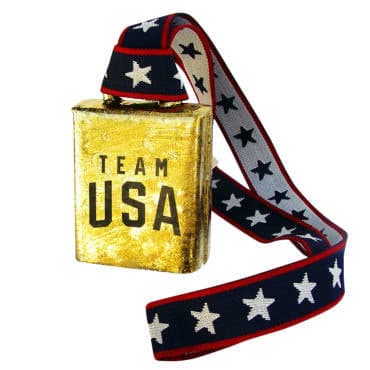 GO TEAM USA at the Olympic Winter Games!  Mittens and Cowbell Bundle